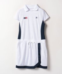 FILA GOLF/【ゴルフ】ECOジャガード FILAロゴ スキッパーワンピース/505196180