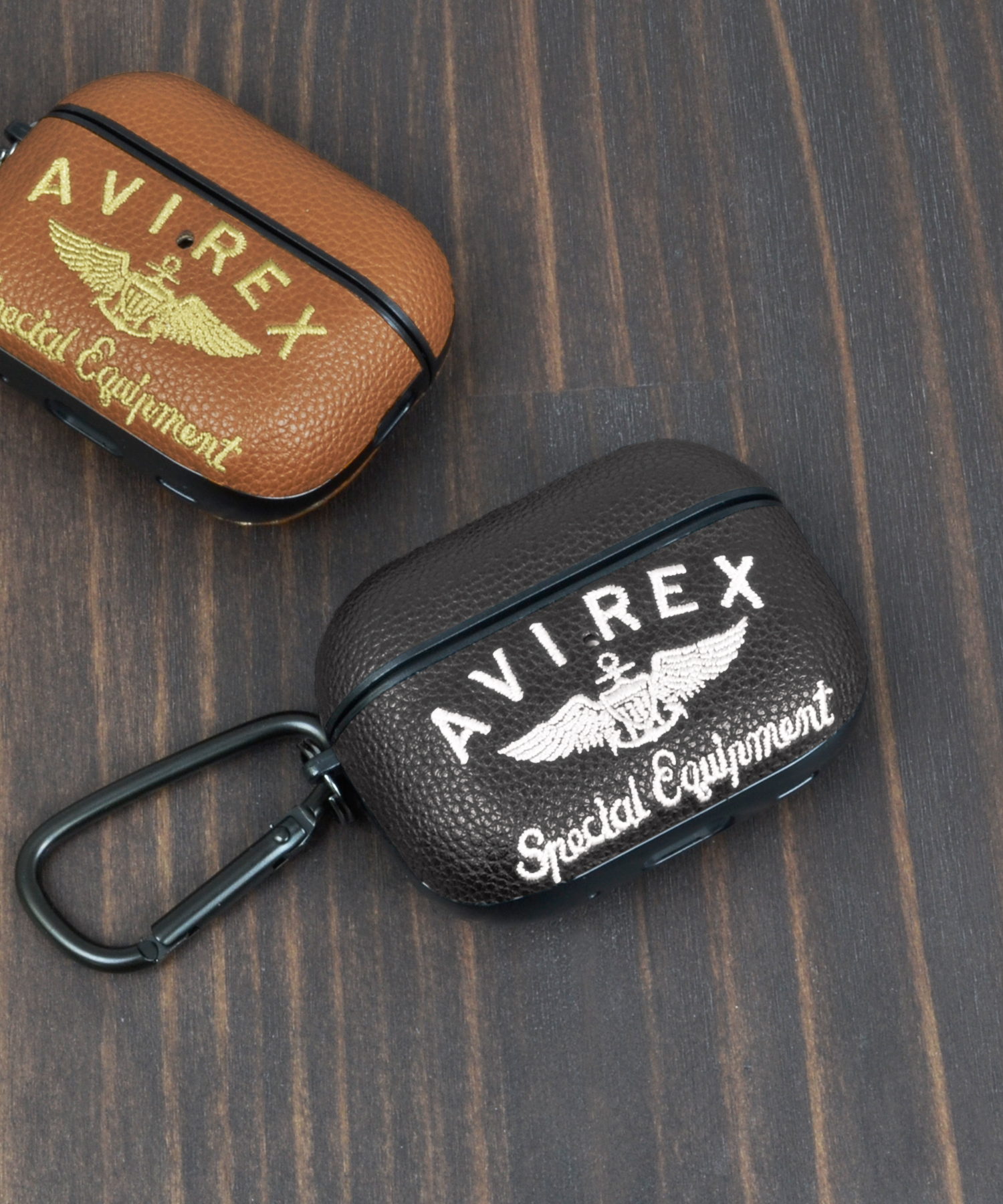 AirPodsPro ケース 第2世代 第1世代 ブランド AVIREX アヴィレックス 刺繍ロゴ airpodspro2 air pods pro  ケース