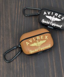 AVIREX(AVIREX)/AirPodsPro ケース 第2世代 第1世代 ブランド AVIREX アヴィレックス 刺繍ロゴ airpodspro2 air pods pro ケース/ブラウン