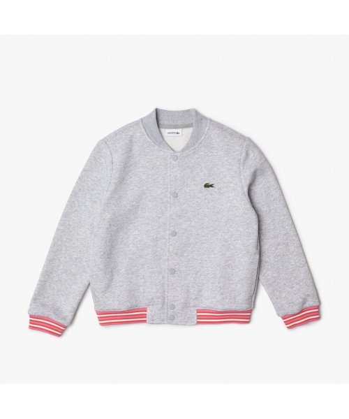 LACOSTE KIDS(ラコステ　キッズ)/BOYS スウェットバーシティジャケット/グレー