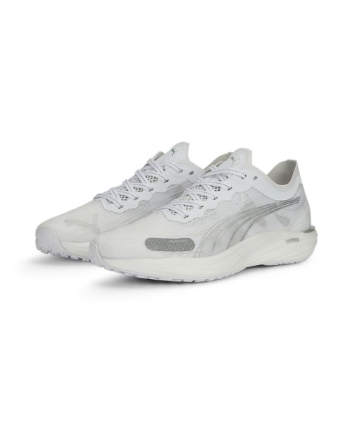 PUMA(PUMA)/ウィメンズ リベレイト ニトロ 2 ランニングシューズ/PUMAWHITE-PUMASILVER