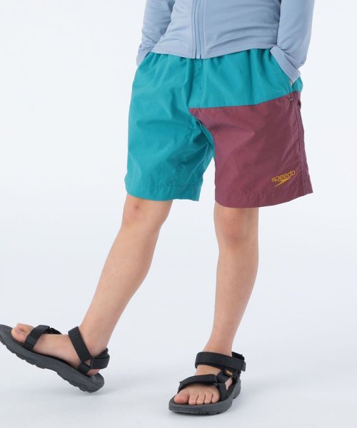 SHIPS KIDS(シップスキッズ)/Speedo:90～120cm /〈UVカット〉Boys Shorts/ブルー系