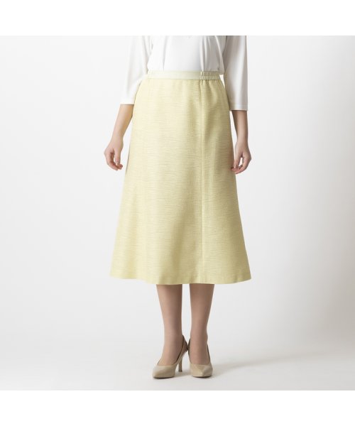 米沢織　ファンシーカラミ　フレアースカート[セットアップ可] セットアップ可