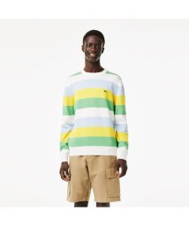 LACOSTE Mens(ラコステ　メンズ)/ボーダーオーガニックコットンニットセーター/マルチ