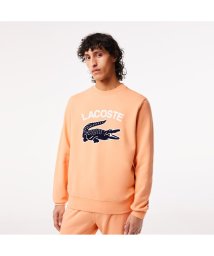 LACOSTE Mens(ラコステ　メンズ)/ビッグクロックカレッジロゴクルーネックスウェット/シャーベット