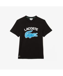 LACOSTE Mens(ラコステ　メンズ)/カレッジプリントTシャツ/ブラック