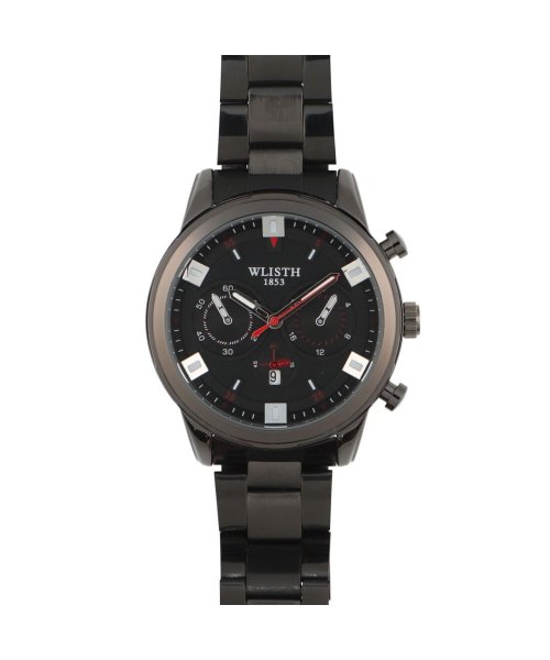 SP(エスピー)/WSQ006－BKBK メンズ腕時計 メタルベルト/ブラック系