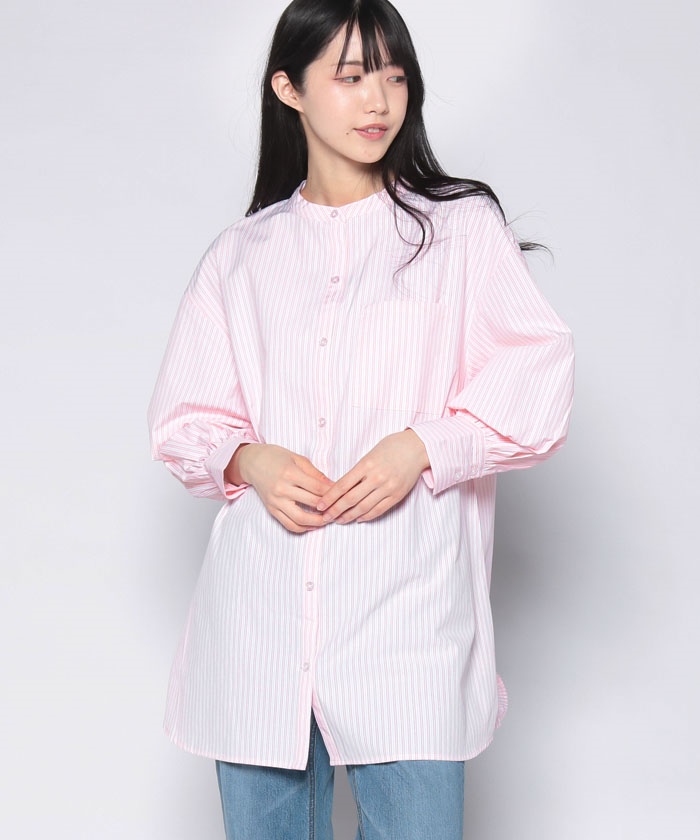 セール】【Kastane】ストライプビッグシャツ(505203663) | カスタネ