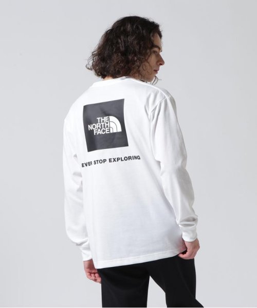 THE NORTH FACE(ザ・ノース・フェイス)L/S Back Square Logo Tee(505210993) ビーセカンド(B (T)ノースフェイス NT32343・ロングスリーブバックスクエアロゴティー(メンズ) L S Back Square Logo Tee