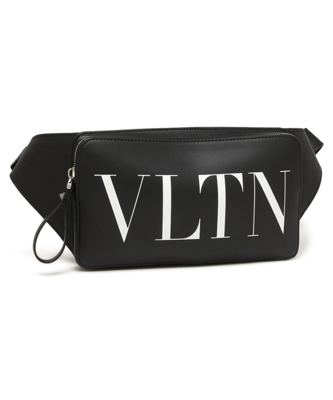 色ブラックvalentino ヴァレンティノ　VLTN  ボディーバッグ