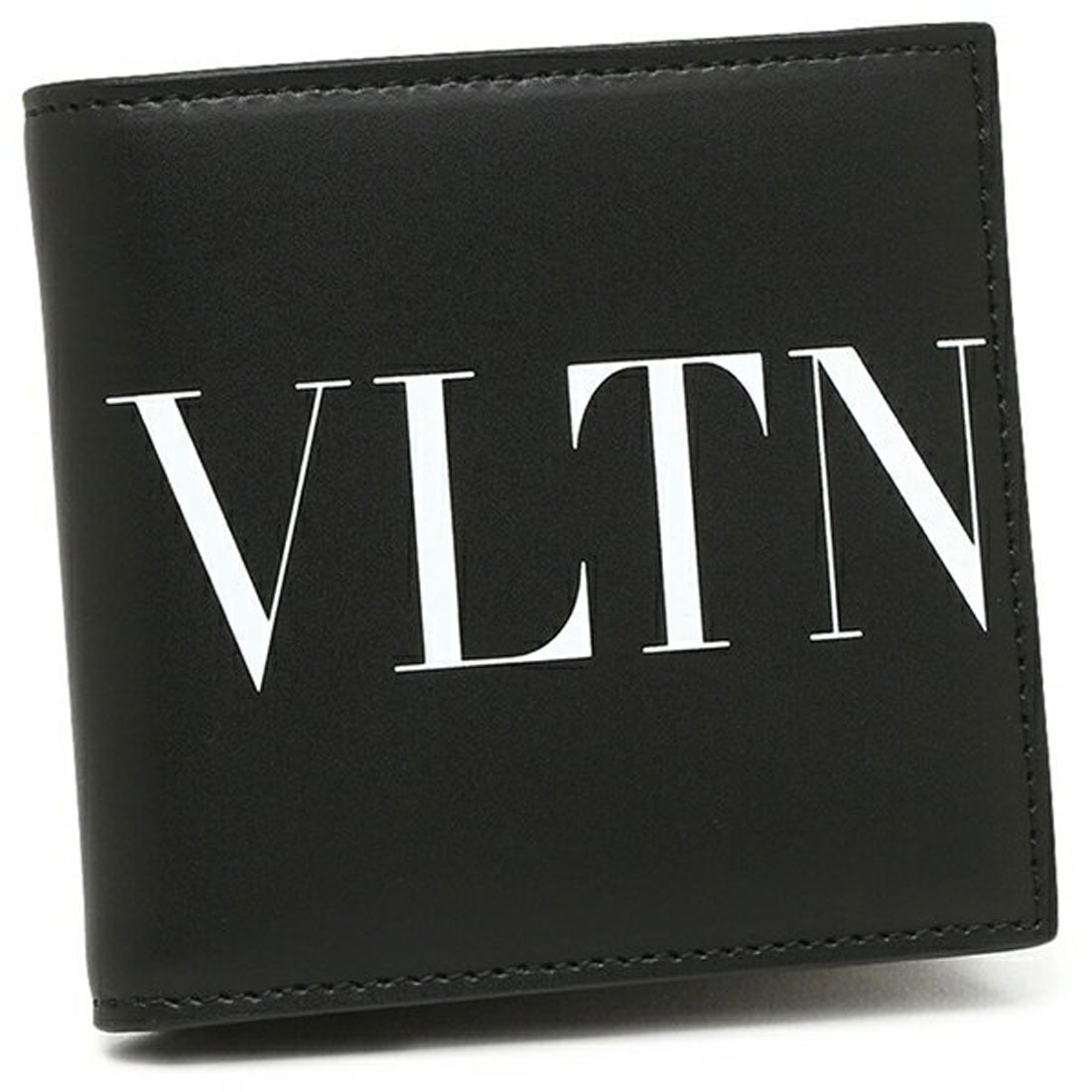 【極美品】バレンティノ 三つ折り財布 VLTN ブラック レザー