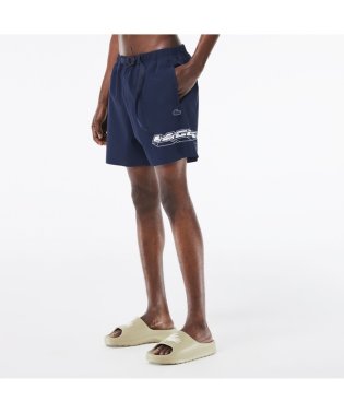 LACOSTE Mens/ビッグプリントスイムトランクス/505213085