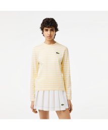 LACOSTE(ラコステ)/ベーシックボーダーTシャツ/イエロー