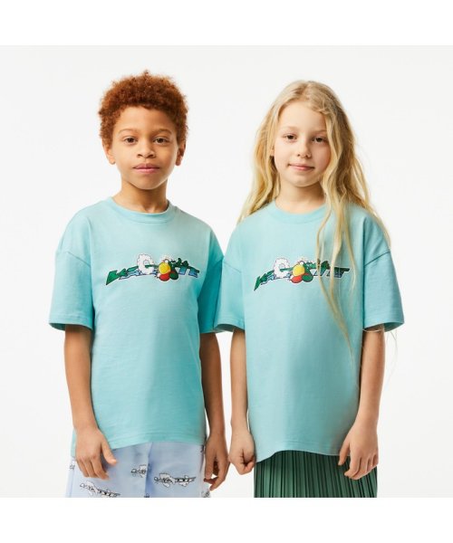 LACOSTE KIDS(ラコステ　キッズ)/BOYS アニメタッチグラフィックプリントTシャツ/グリーン