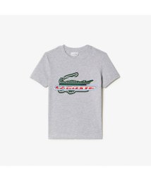 LACOSTE KIDS(ラコステ　キッズ)/BOYS アレンジグラフィックプリントクルーネックTシャツ/グレー