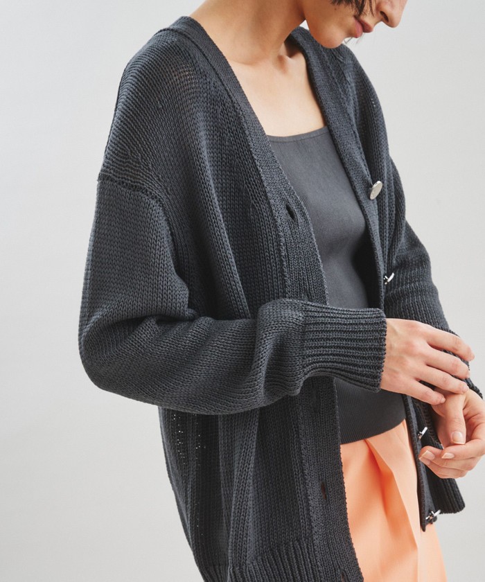 現行品 Grace Continental カーディガン バイカラールーズニットカーディガン / GRACE CONTINENTAL