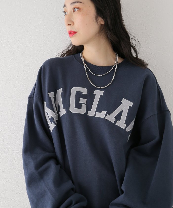 ANGLAN/アングラン】Applique Big Logo Sweat Shirt(505214686