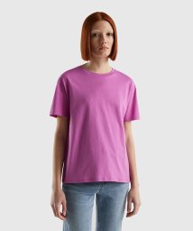 BENETTON (women)(ベネトン（レディース）)/無地半袖Tシャツ・カットソー/ピンク