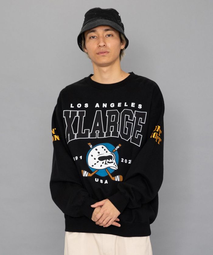 HOCKEY CREWNECK SWEAT XLARGE(505215134) | XLARGE(XLARGE) - MAGASEEK