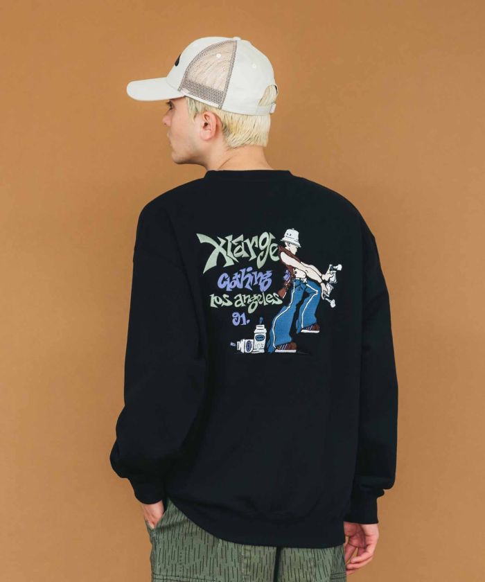XL GRAFFITI CREWNECK SWEAT XLARGE(505215142) | XLARGE(XLARGE
