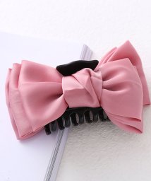 shoppinggo(ショッピングゴー)/ヘアアクセサリー リポン ヘア爪 クランプ かわいい オシャレ 髪飾り/ピンク