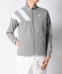 le coq sportif GOLF (ルコックスポルティフ（ゴルフ）)/【RIJOUME/リジューム】ニットライクブルゾン (ストレッチ/DESCENTE ECO/再生材料使用型)/グレー