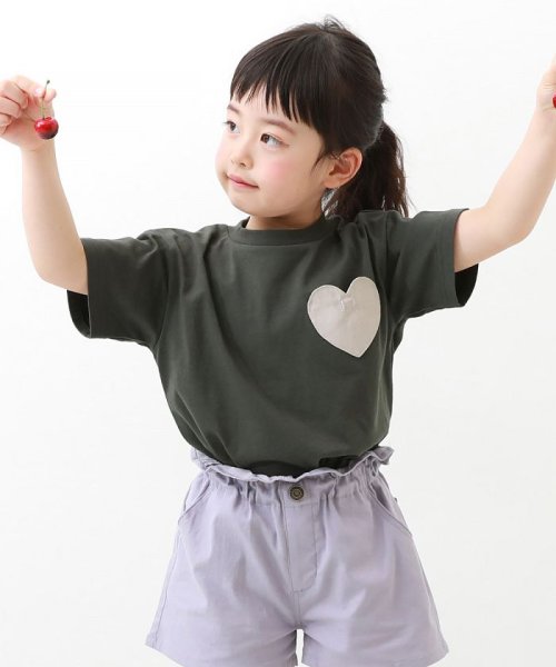 devirock(デビロック)/名札穴あかない 半袖Tシャツ 子供服 キッズ ベビー 男の子 女の子 トップス 半袖Tシャツ Tシャツ /ブラック系1