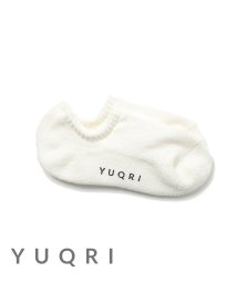 YUQRI(YUQRI)/【YUQRI / ユクリ】puff pile cover 抗菌防臭 消臭 制菌 靴下 ソックス 父の日 ギフト プレゼント 贈り物/ホワイト