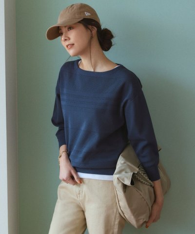 23区L マガジン掲載 カウチンハンド ニット ブラウン系 48 荒っぽ 