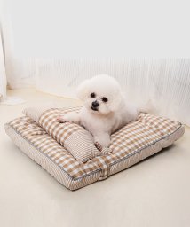 aimoha(aimoha（アイモハ）)/枕付きペット用ベッド/ベージュ