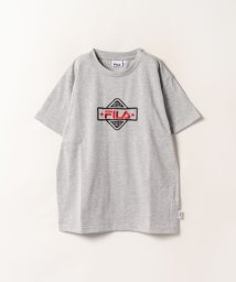 FILA（School Kids）(フィラ（スクール　キッズ）)/【キッズ】刺繍ロゴプリント Tシャツ ボーイズ/杢グレー