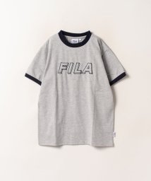 FILA（School Kids）(フィラ（スクール　キッズ）)/【キッズ】リンガー Tシャツ ボーイズ/杢グレー