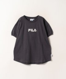 FILA（School Kids）(フィラ（スクール　キッズ）)/【キッズ】パフスリーブ Tシャツ ガールズ/チャコール