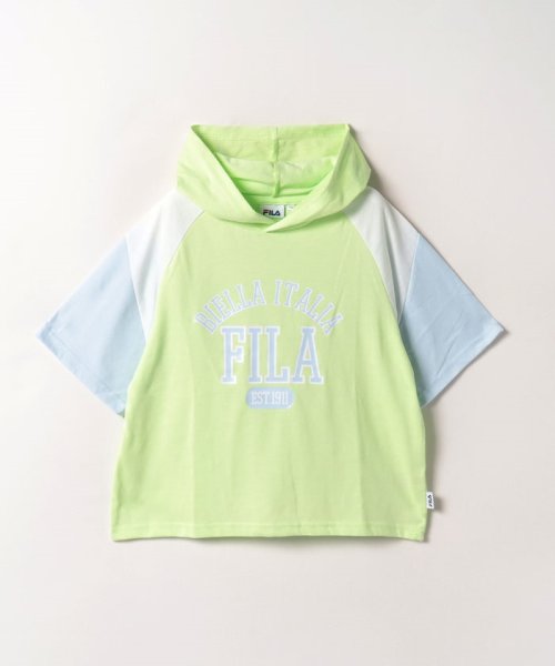 FILA（School Kids）(フィラ（スクール　キッズ）)/【キッズ】プルパーカー Tシャツ/ライトイエロー