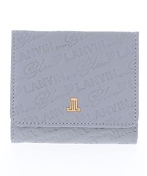 LANVIN en Bleu(BAG)(ランバンオンブルー（バッグ）)/オール BOX二つ折り財布/ライトブルー