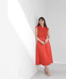 NATURAL BEAUTY BASIC/ブッチャーダブルポケットワンピース/505218227