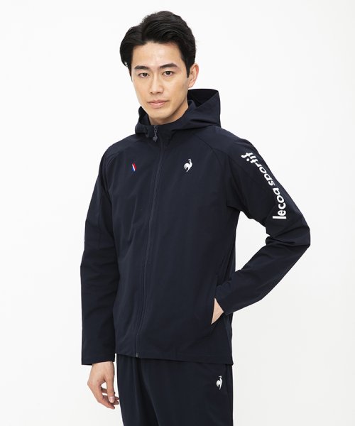 le coq sportif (ルコックスポルティフ)/【オンラインストア限定】はっ水　ジャージジャケット/ネイビー