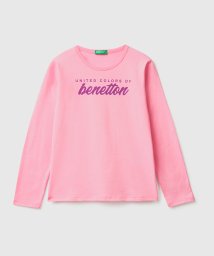 BENETTON (UNITED COLORS OF BENETTON GIRLS)/キッズベーシックロゴプリント長袖Tシャツ・カットソーG/505206012