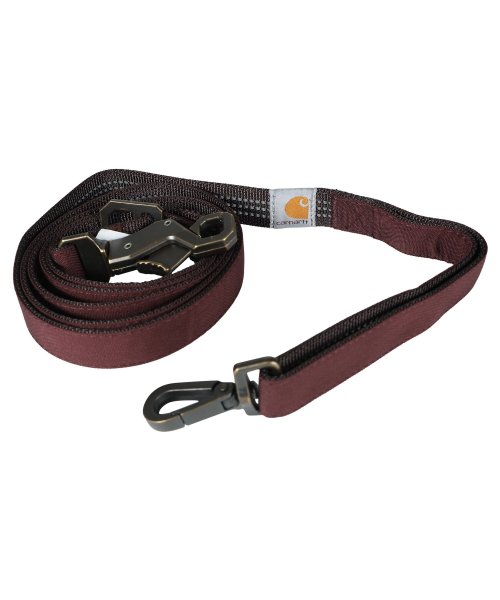 Carhartt(カーハート)/カーハート carhartt リード 犬 リーシュ 小型犬 大型犬 JOURNEYMAN DOG LEASH ブラウン ワインレッド カモ P0000347/ワイン