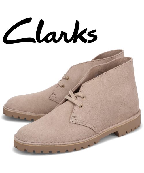 Clarks(クラークス)/クラークス Clarks デザート ロック ブーツ メンズ スエード DESERT ROCK ベージュ 26162704/その他