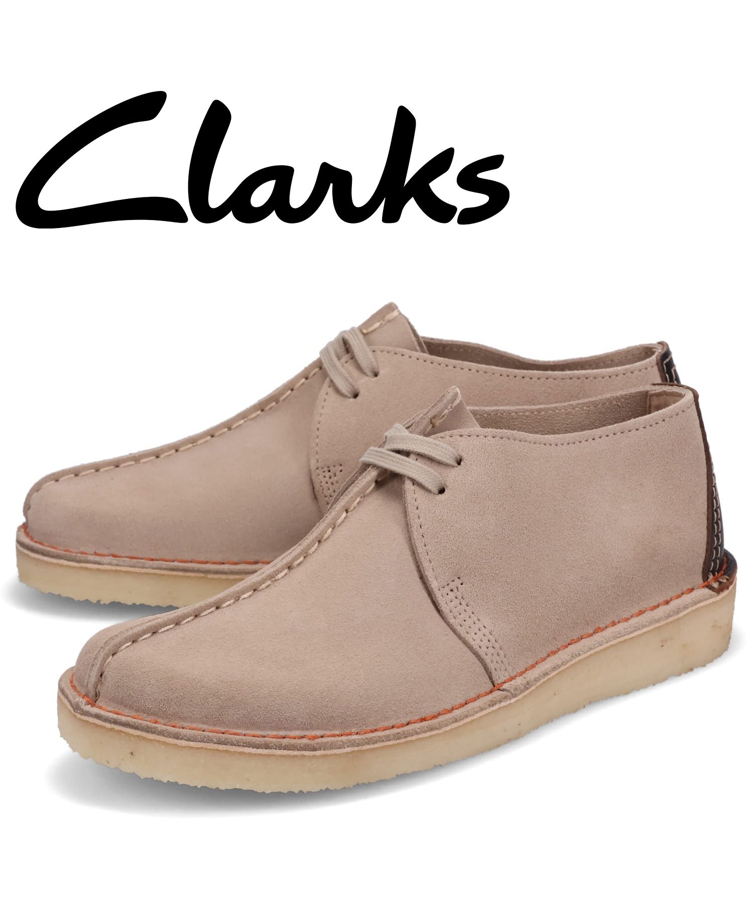 クラークス Clarks デザート トレック ブーツ メンズ スエード DESERT TREK ベージュ 26166211