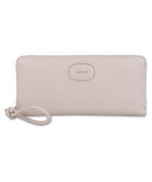 MURUA(ムルーア)/MURUA ムルーア 財布 長財布 ラウンド束入れ レディース ラウンドファスナー LONG WALLET ブラック ホワイト ベージュ 黒 白 MR－W112/ベージュ