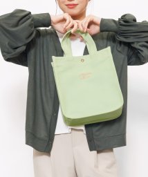 mili an deni(ミリアンデニ)/キャンバススクウェアトート 鞄 小物 雑貨 フリーサイズ レディース/ライトグリーン