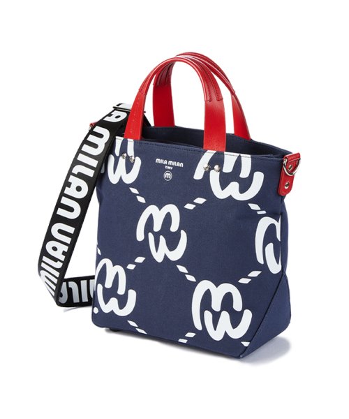 ミラミラン トートバッグ ミニトート ショルダーバッグ メンズ レディース ブランド ファスナー付き 小さめ 撥水 mila milan 259711 ミラ ミニトート mila milan