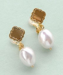 TOCCA(TOCCA)/SWING PEARL CLOVER EARRINGS イヤリング/ゴールド系