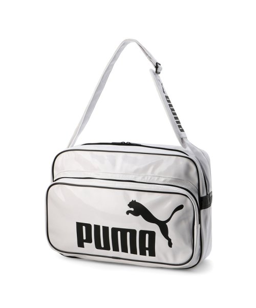 PUMA(PUMA)/ユニセックス トレーニング PU ショルダー L 34L/PUMAWHITE-PUMABLACK