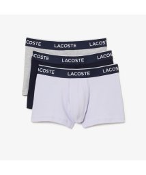 LACOSTE Mens(ラコステ　メンズ)/ブランドネームデザイン3パックボクサーパンツ/パープル