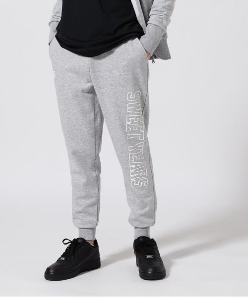 RoyalFlash(ロイヤルフラッシュ)/SY32 by SWEETYEARS /SIDE LOGO SWEAT PANTS/グレー