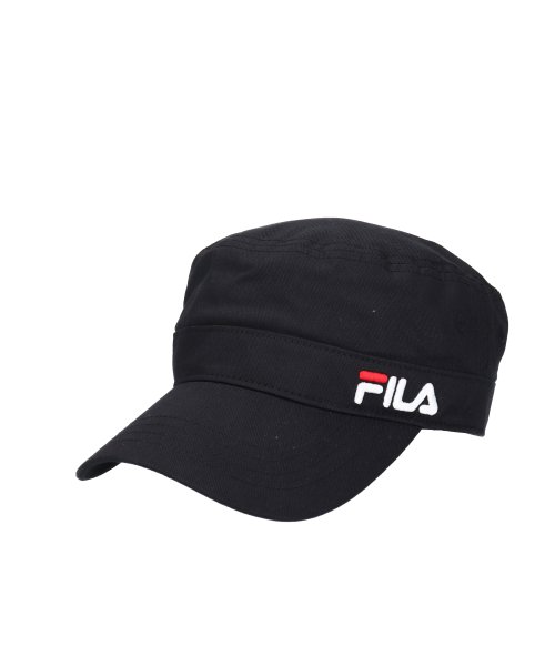 FILA（Hat）(フィラ（ボウシ）)/FLM OC TWILL DE GAULLE/ブラック