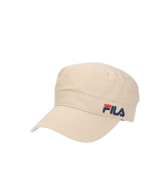 FILA（Hat）(フィラ（ボウシ）)/FLM OC TWILL DE GAULLE/ベージュ